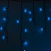 Гирлянда светодиодная Айсикл (бахрома) 176LED, 4,8х0,6м, 230В,синий 255-133