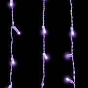 Гирлянда светодиодная Айсикл(бахрома) 176, 4,8х0,6 м,мерцание,Синий 255-163