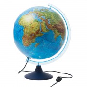 Глобус физико-политический Globen, 32см, с подсветкой на круглой подставке