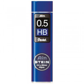 Стержень микрографический HB 0.5 мм Pentel (40 грифелей)