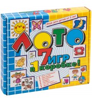 Игра настольная Лото, Десятое королевство "7 игр в 1 коробке" (большое), картонная коробка