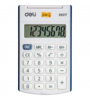 Калькулятор карманный Deli 39217 8-разрядный синий 105x63x15 мм