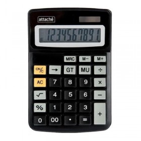 Калькулятор настольный Attache ATC-777-10C 10-разрядный черный 153x103x32 мм
