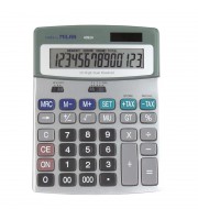 Калькулятор настольный Milan 40924BL 14-разрядный серый 185x140x20 мм