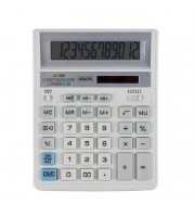 Калькулятор настольный Attache AF-888 12-разрядный белый/серый 204х158х32 мм