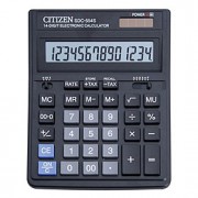 Калькулятор настольный 14 разрядов CITIZEN SDC-554S, 153х199х30,5мм, черный