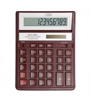 Калькулятор настольный 12 разрядов CITIZEN SDC-888XRD, 158х203х31мм, красный