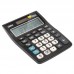 Калькулятор настольный Deli E1238 12-разрядный черный 145х104х27 мм