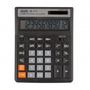 Калькулятор настольный Attache AF-777 12-разрядный черный 200х155х32 мм