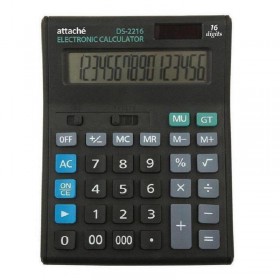 Калькулятор настольный Attache Economy 16-разрядный черный 190x145x45 мм