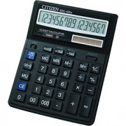 Калькулятор настольный 16 разрядов CITIZEN SDC-435, 170х178х40мм, черный