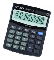 Калькулятор настольный 12 разрядов CITIZEN SDC-812BN, 100х125х34мм, черный