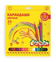 Карандаши цветные Каляка-Маляка 24 цвета шестигранные