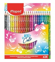 Карандаши цветные Maped Mini Cute 24 цвета трехгранные (862203)