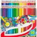 Карандаши цветные Kores Hobby Koloring 50 цветов трехгранные