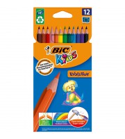 Карандаши цветные Bic Kids Evolution 12 цветов шестигранные