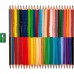 Карандаши цветные Kores Duo 48 цветов (двухсторонние) трехгранные с точилкой