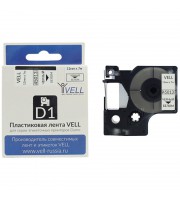 Картридж Vell VL-D-S0720530/45013 (12 мм, чер на бел) для LM (vell45013)