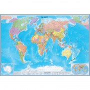 Большая настенная политическая карта мира 1:15 млн