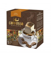 Кофе молотый порционный Coffesso Crema Delicato (5 пакетиков по 9 грамм)