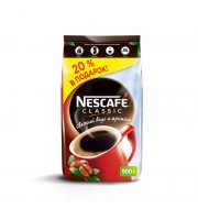 Кофе растворимый Nescafe Classic 900 г (пакет)