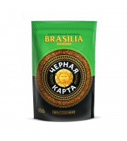Кофе растворимый Черная Карта Exclusive Brasilia 150 г (пакет)