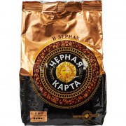 Кофе в зернах Черная карта 1 кг (пакет)