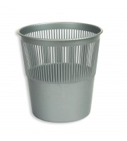 Корзина для мусора Luscan 10 л пластик серая (26х27 см)