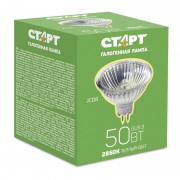 Лампа галогенная Старт 50 Вт цоколь GU5.3 (теплый свет)