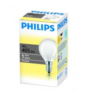 Лампа накаливания Philips 40 Вт цоколь E14 (теплый свет)