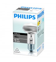 Лампа накаливания Philips 40 Вт цоколь E27 зеркальная (белый свет)