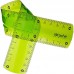 Линейка 30 см Attache Selection пластиковая зеленая гибкая