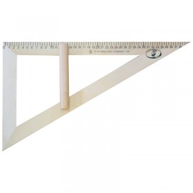 Треугольник Можга деревянный для доски (40 см, 90/60/30 градусов)
