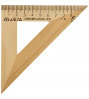 Треугольник Можга деревянный равнобедренный (11 см, 90/45/45 градусов)