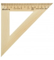 Треугольник Можга деревянный равнобедренный (16 см, 90/45/45 градусов)