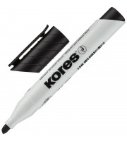 Маркер для белых досок Kores 20850 черный (толщина линии 3-5 мм) скошенный наконечник
