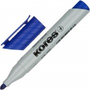Маркер для бумаги для флипчартов Kores XF1 синий (толщина линии 3 мм) круглый наконечник