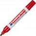 Маркер перманентный Edding E-1/2 красный (толщина линии 1-5 мм) скошенный наконечник