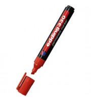 Маркер перманент EDDING E-330 1-5мм скошенный наконечник, красный