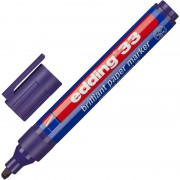 Маркер перманентный пигментный Edding E-33/008 фиолетовый (толщина линии 1,5-3 мм) скошенный наконеч ...