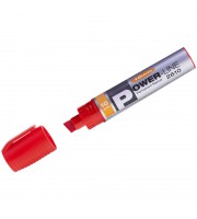 Маркер перманентный промышленный Line Plus "PER-2610" красный, скошенный, 10мм