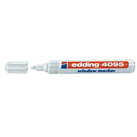 Маркер для окон (декоративный) EDDING E-4095 2-3мм, белый