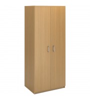Шкаф для одежды двухдверный с горизонтальной штангой МФ Виско Стиль/Бук, 820*580*2030