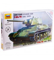 Модель для сборки Звезда "Советский средний танк Т-34/76", масштаб 1:72