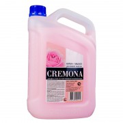 Мыло жидкое Крем-мыло КРЕМОНА 5л Розовое масло