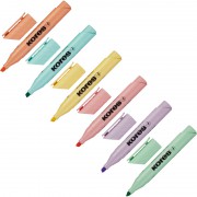 Набор текстовыделителей Kores High Liner Plus (толщина линии 1-5 мм, 6 цветов)