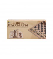 Настольная игра шахматы 24х12х3см деревянные, фигуры дерево, в кор. ИН-9460