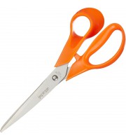 Ножницы 203 мм Attache Orange с пластиковыми анатомическими ручками оранжевого цвета