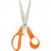 Ножницы 177 мм Attache Orange с пластиковыми анатомическими ручками оранжевого цвета