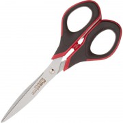 Ножницы 170 мм Maped Soft Gel с пластиковыми симметричными ручками черного/красного цвета (496210)